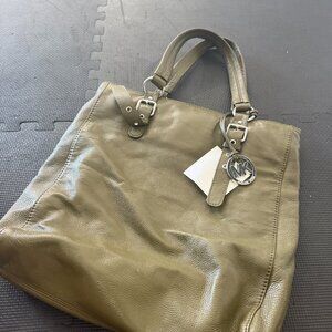 Michael Kors green hobo bag